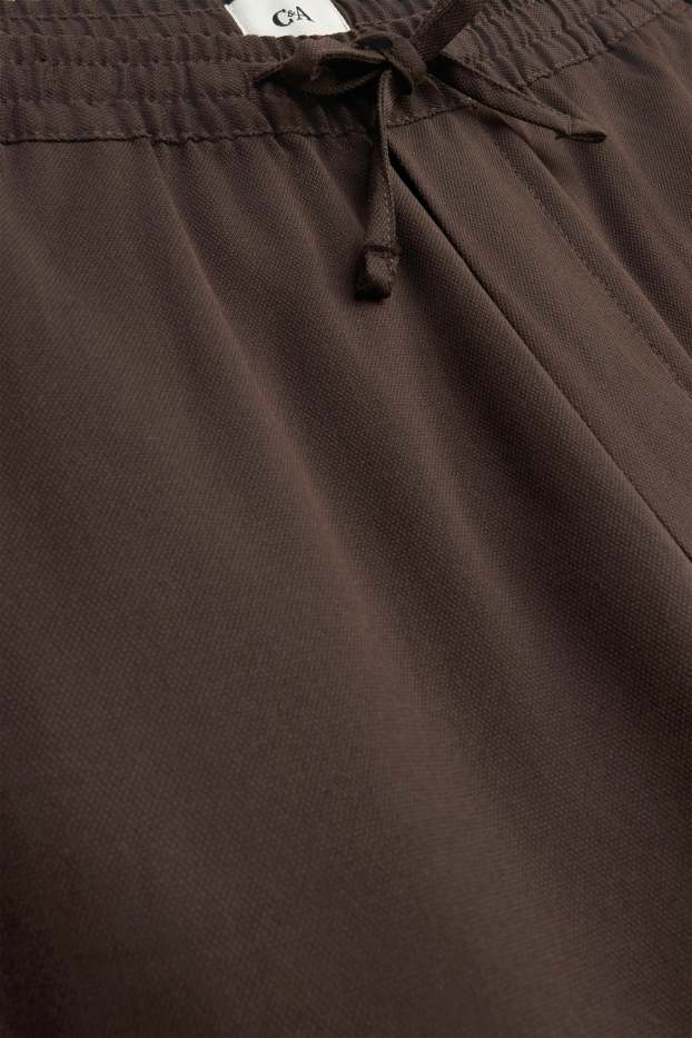 Unisex - Pantalons - relaxed fit - marró