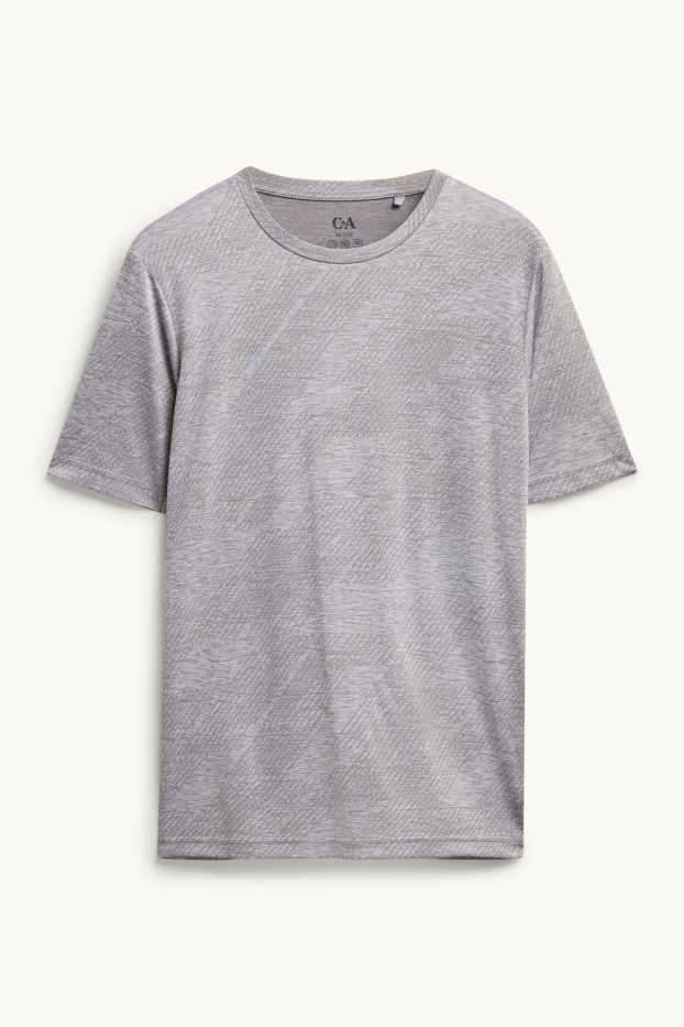 Men - Technical top - regular fit - light gray-melange