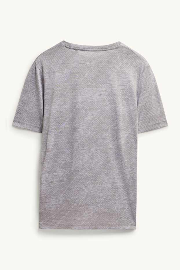 Men - Technical top - regular fit - light gray-melange