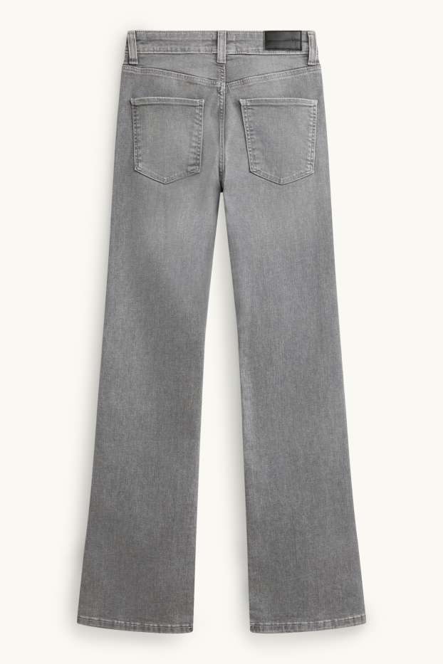 Donna - Bootcut jeans - vita media - LYCRA® - jeans grigio