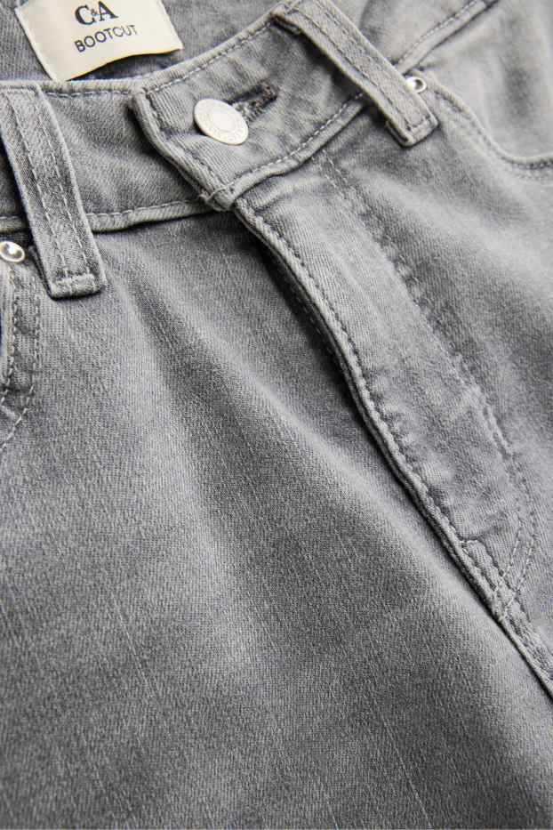 Donna - Bootcut jeans - vita media - LYCRA® - jeans grigio