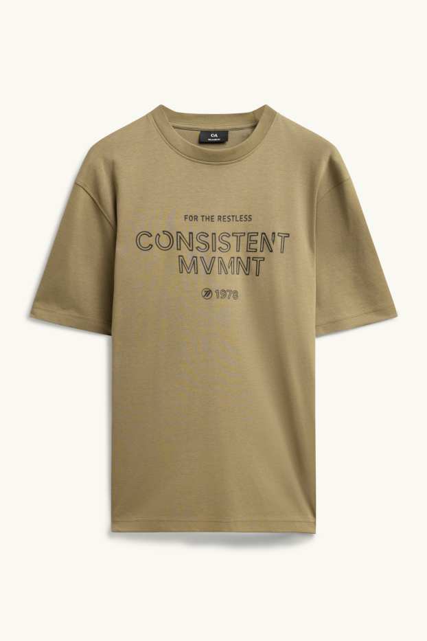 Herren - T-Shirt - Relaxed Fit - khaki
