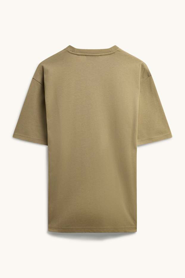 Herren - T-Shirt - Relaxed Fit - khaki