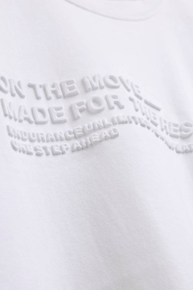 Uomo - T-shirt - relaxed fit - bianco