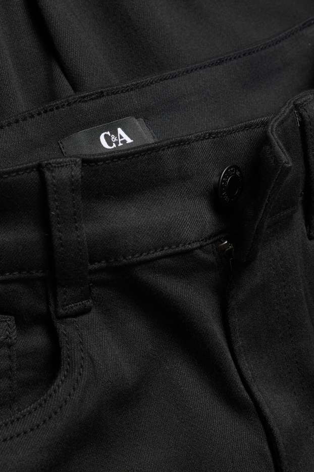 Femei - Slim jeans - talie înaltă - negru