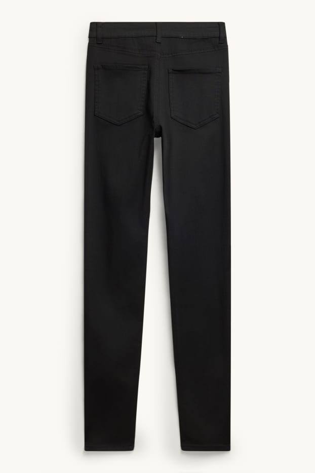 Femei - Slim jeans - talie înaltă - negru