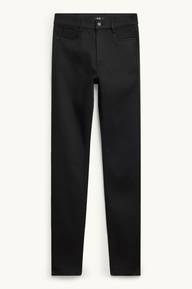 Femei - Slim jeans - talie înaltă - negru