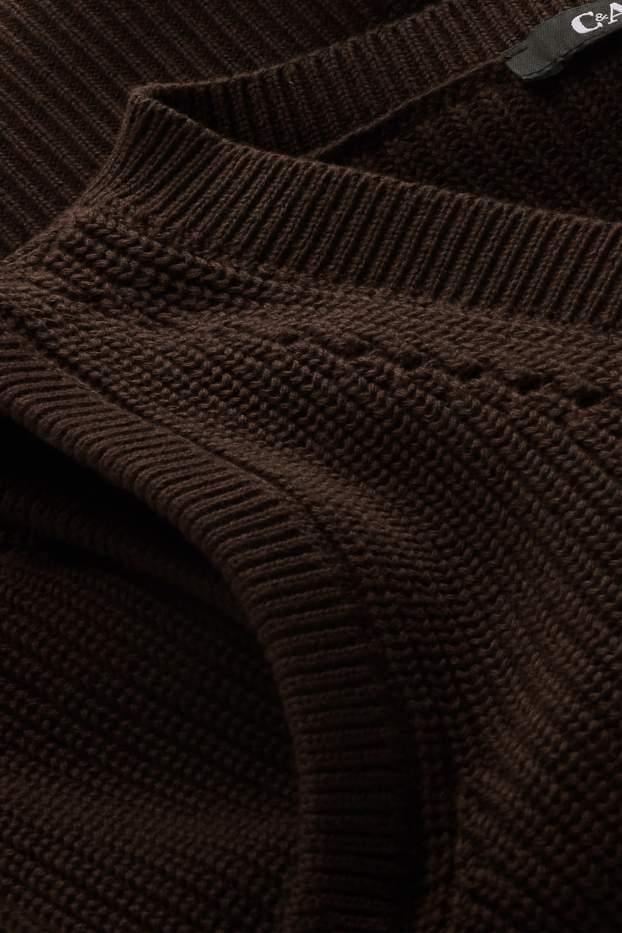 Femmes - Pull sans manches - marron foncé