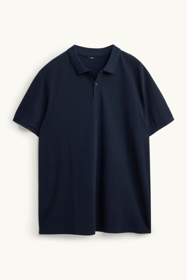 Hommes - Polo - regular fit - bleu foncé