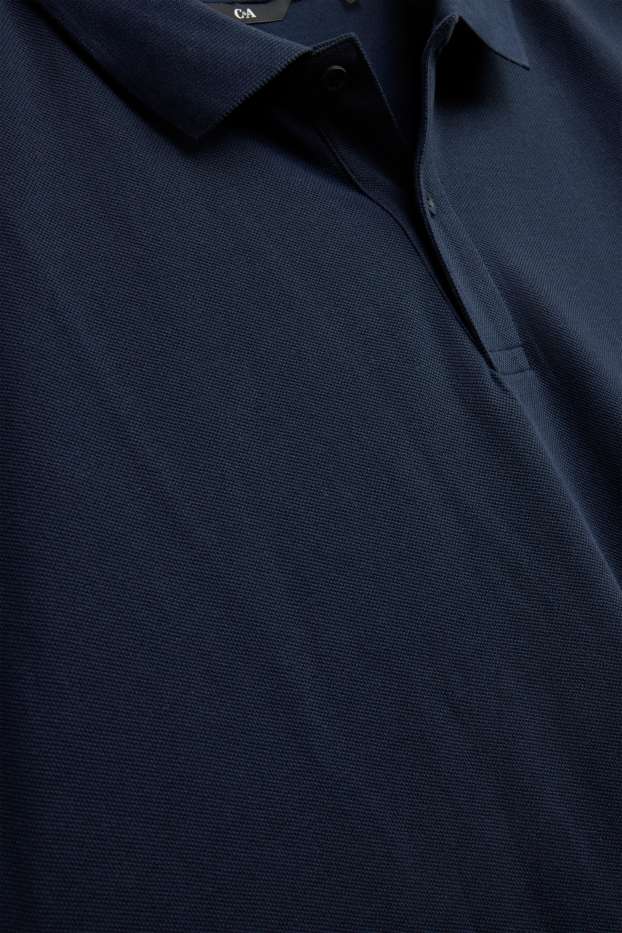 Hommes - Polo - regular fit - bleu foncé