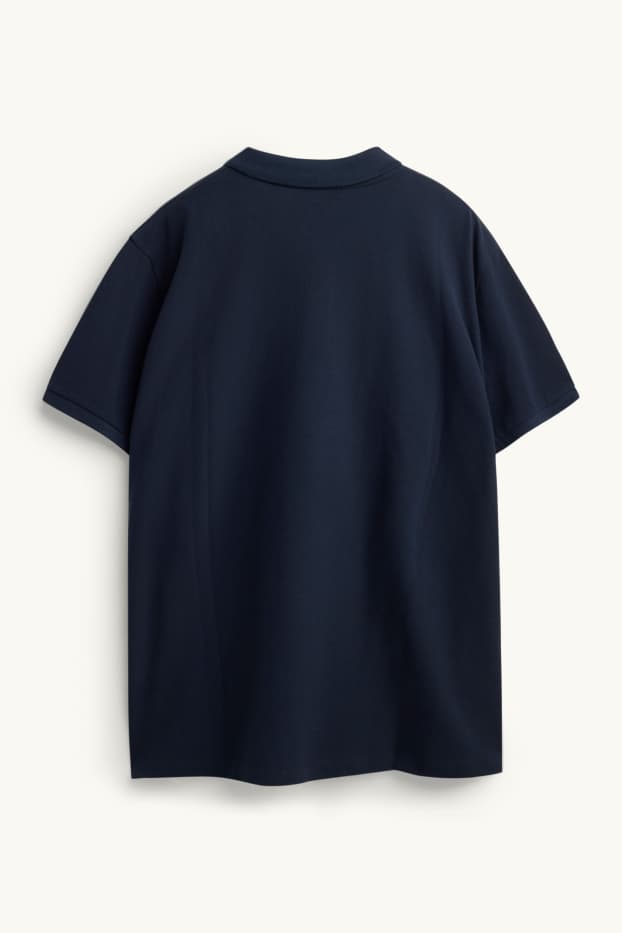 Hommes - Polo - regular fit - bleu foncé