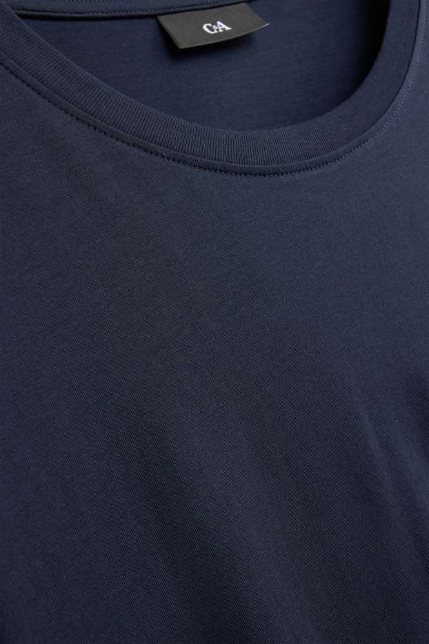 Herren - T-Shirt - Regular Fit - dunkelblau