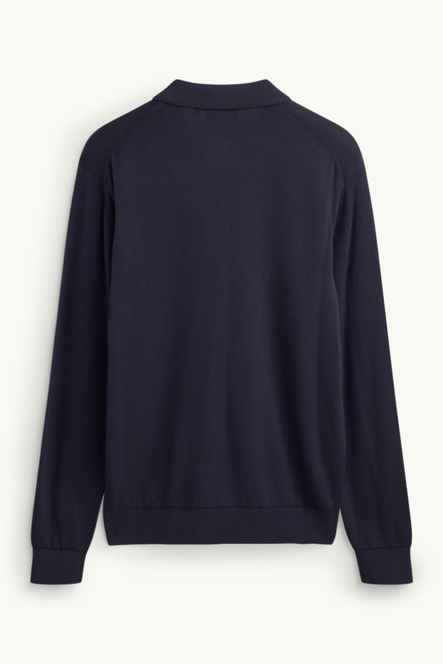Herren - Pullover - dunkelblau