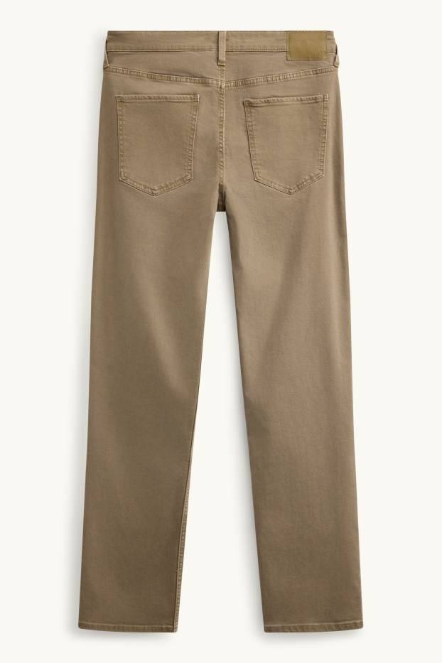 Men - Straight jeans - denim-brown