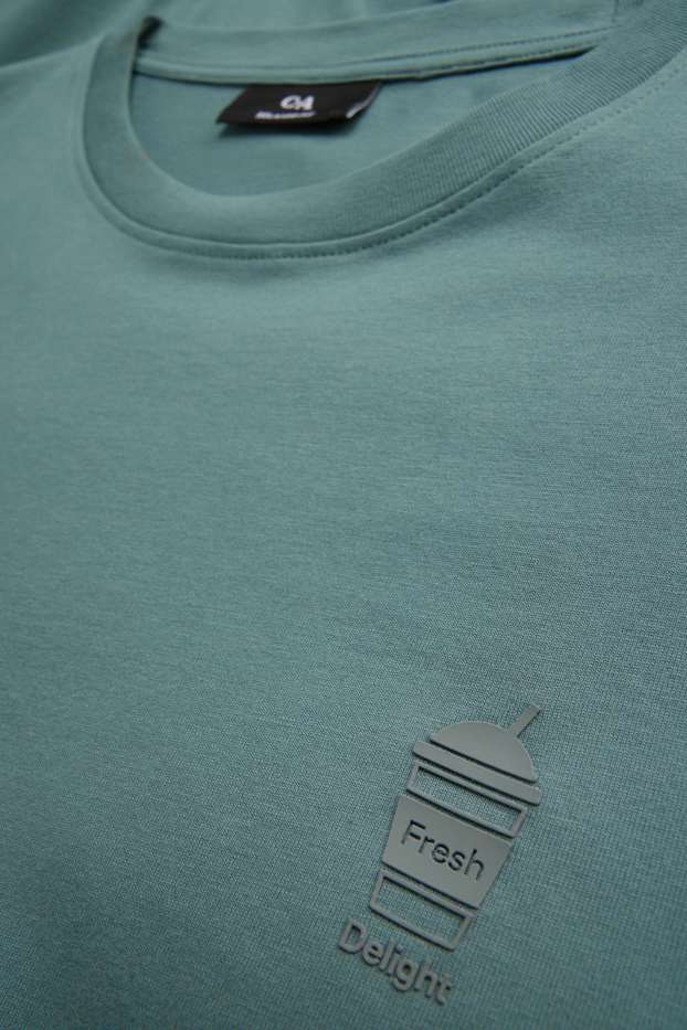 Hommes - T-shirt - relaxed fit - vert