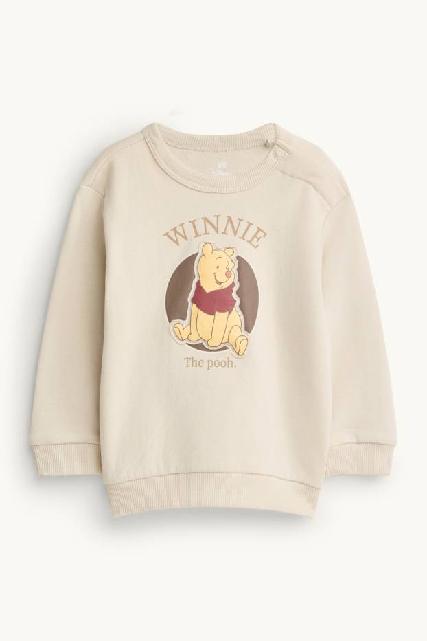 Miminka - chlapci - Medvídek Pú - outfit pro miminka - 2dílný - hnědá/béžová