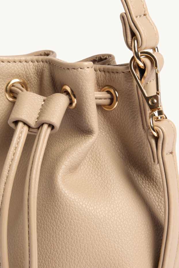 Children Girls - Crossbody bag - faux leather - beige / gold