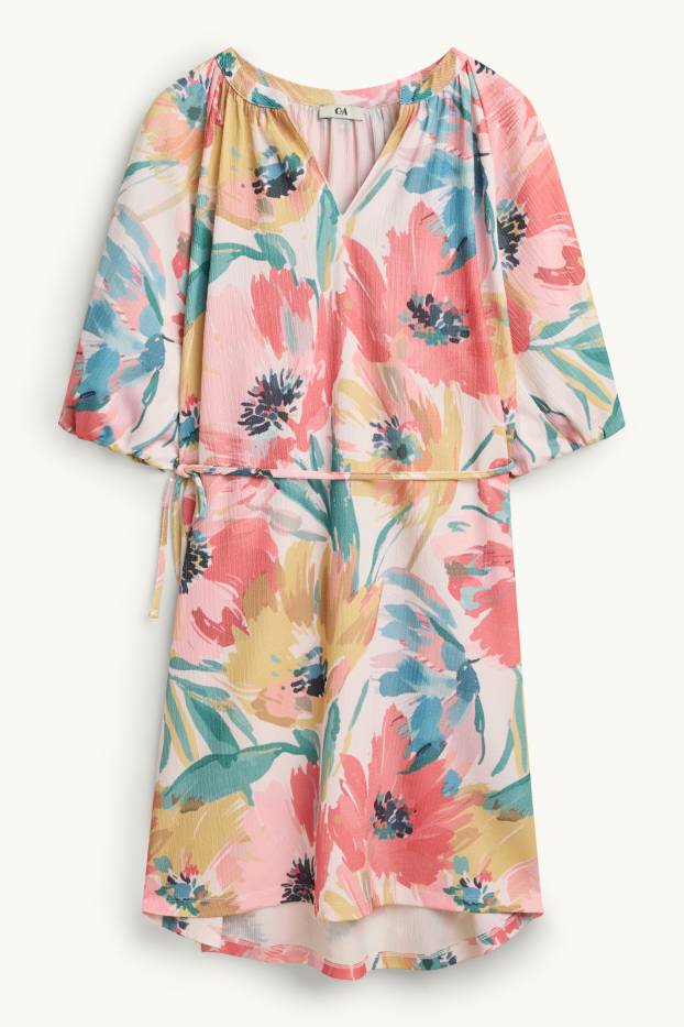 Women - Dress - rose / salmon