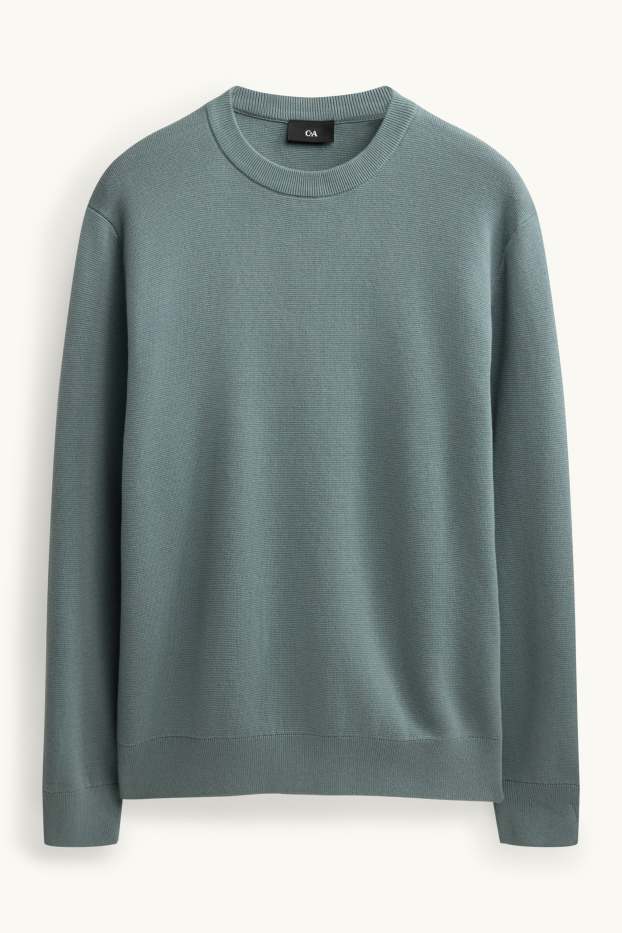 Men - Jumper - petrol