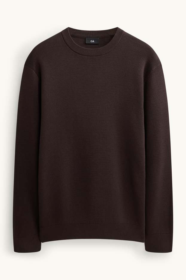 Men - Jumper - dark brown