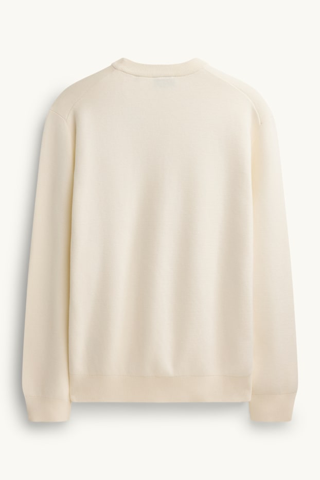 Men - Jumper - cremewhite