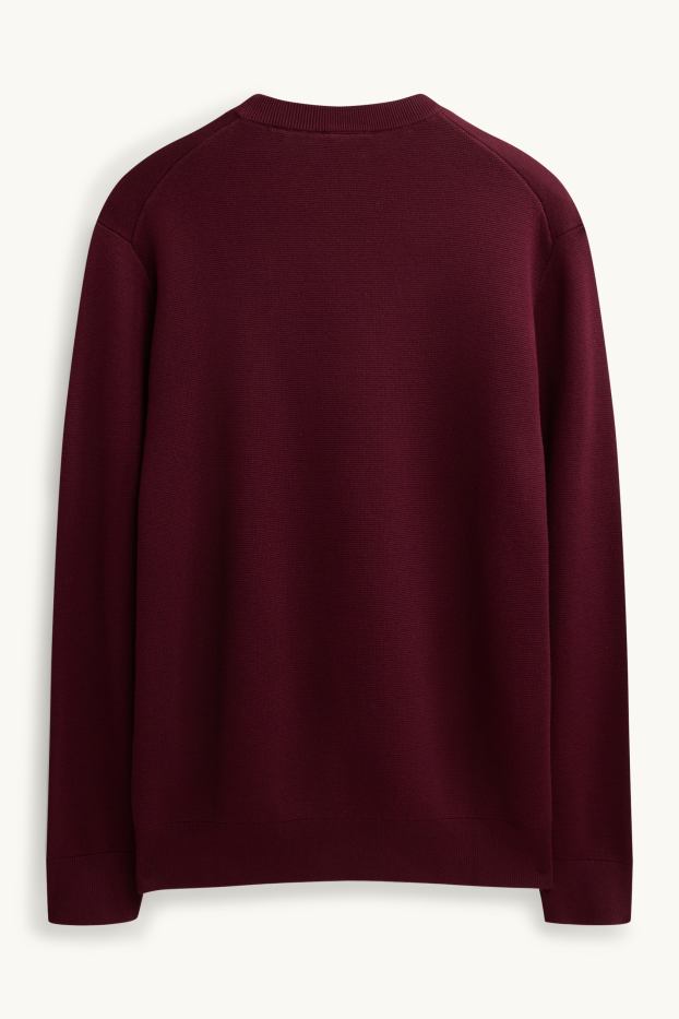 Hommes - Pull - bordeaux