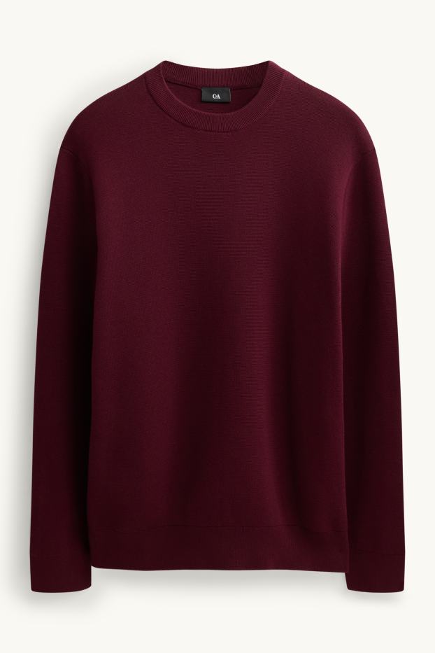 Hommes - Pull - bordeaux