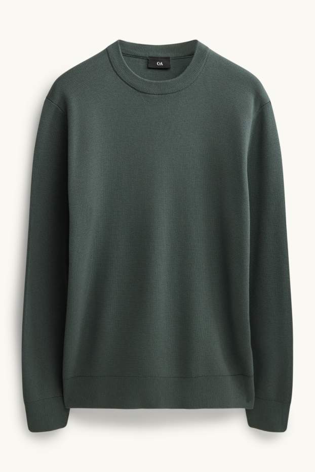 Uomo - Maglione - verde scuro