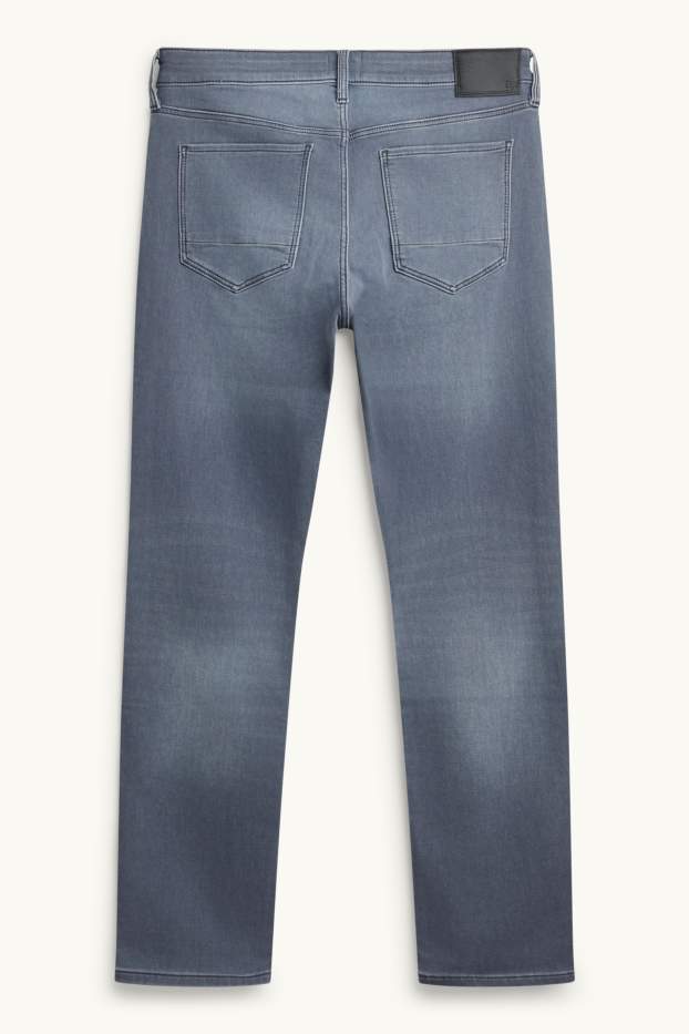 Men - Slim jeans - Flex jog denim - LYCRA ® - denim-blue gray