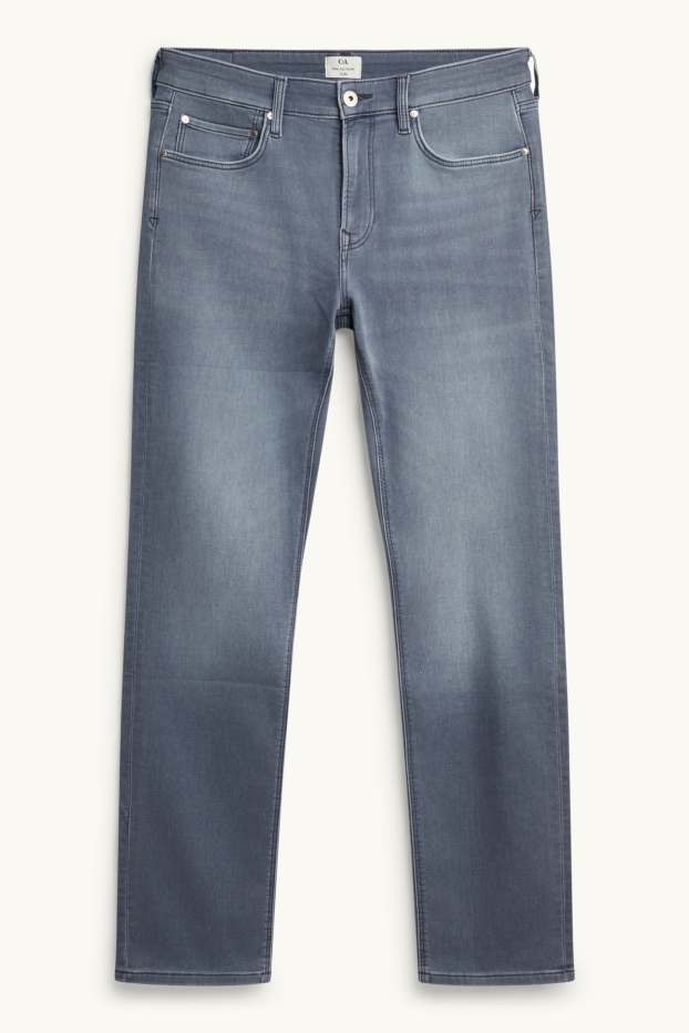 Men - Slim jeans - Flex jog denim - LYCRA ® - denim-blue gray