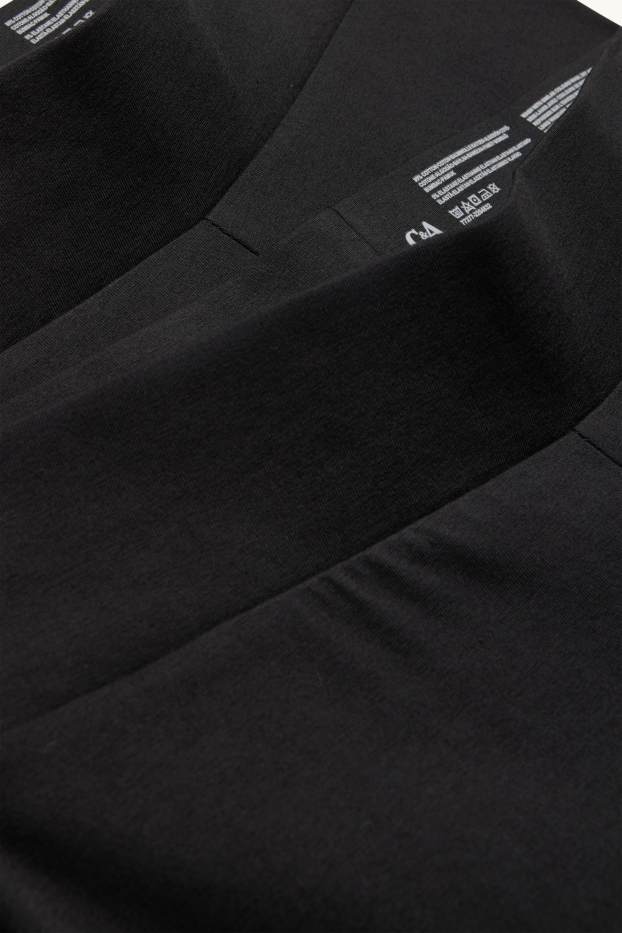 Dona - Paquet de 2 - straight leggings - negre