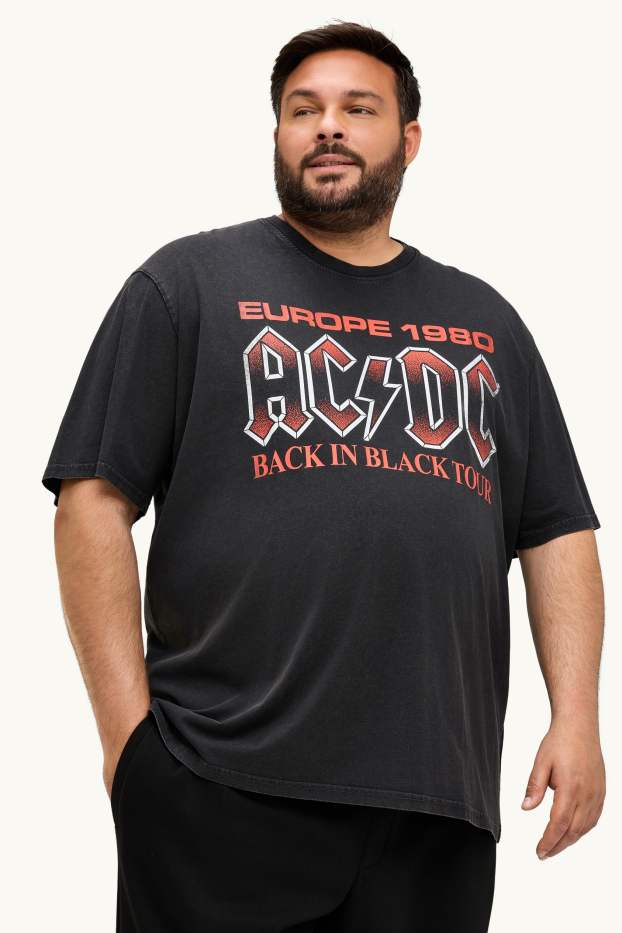 Hommes - T-shirt - relaxed fit - AC/DC - noir