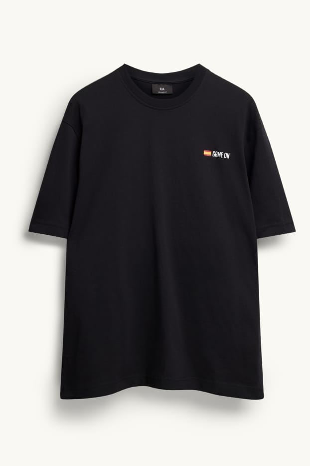 Home - Samarreta de mànigues curtes - Espanya - relaxed fit - negre