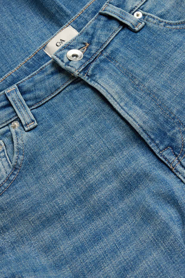 Damen - Boyfriend Jeans - Mid Waist - jeansblau