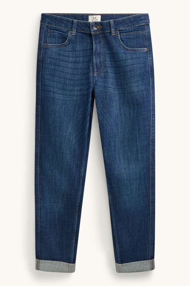 Dona - Boyfriend Jeans - mid waist - texà blau