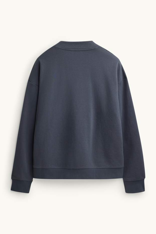 Herren - Strickjacke  - dunkelgrau
