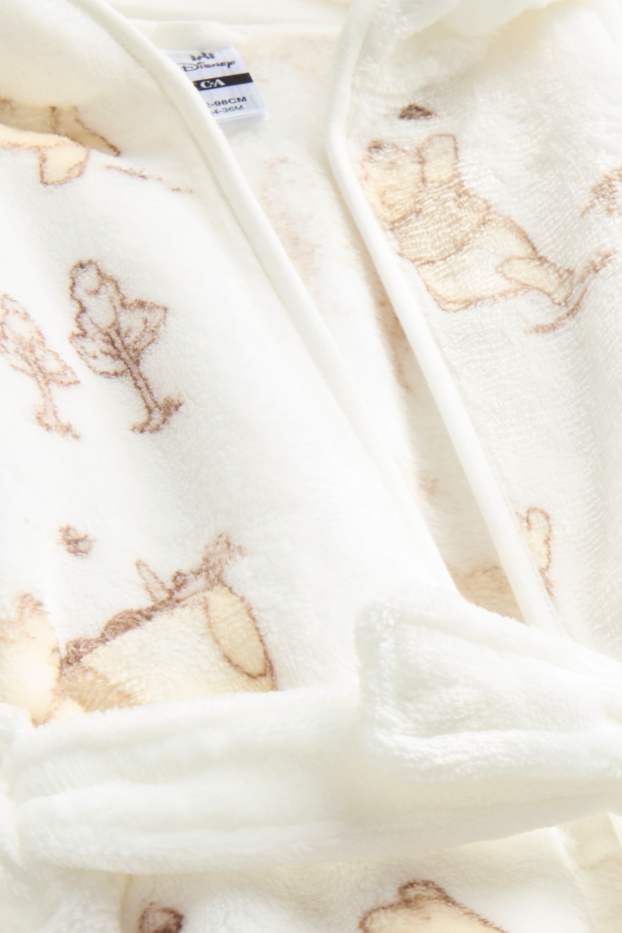 Bébés garçons - Winnie l'ourson - peignoir en éponge pour bébé avec capuche - blanc