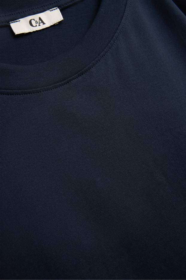 Femmes - T-shirt - regular fit - bleu foncé