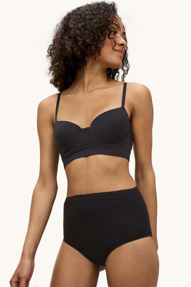Damen - Multipack 3er - Umstands-Slip - schwarz