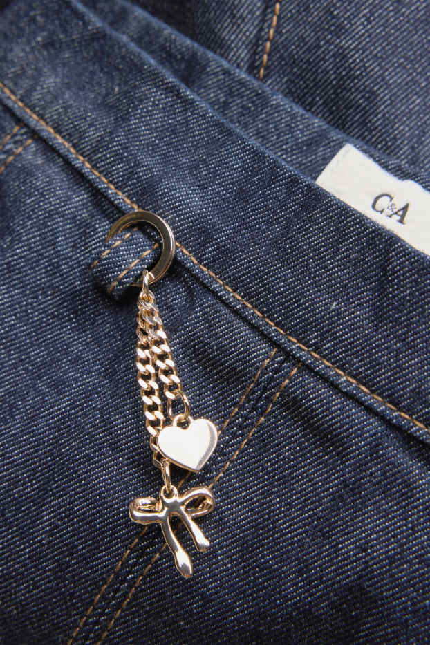 Damen - Jeansrock - dunkeljeansblau