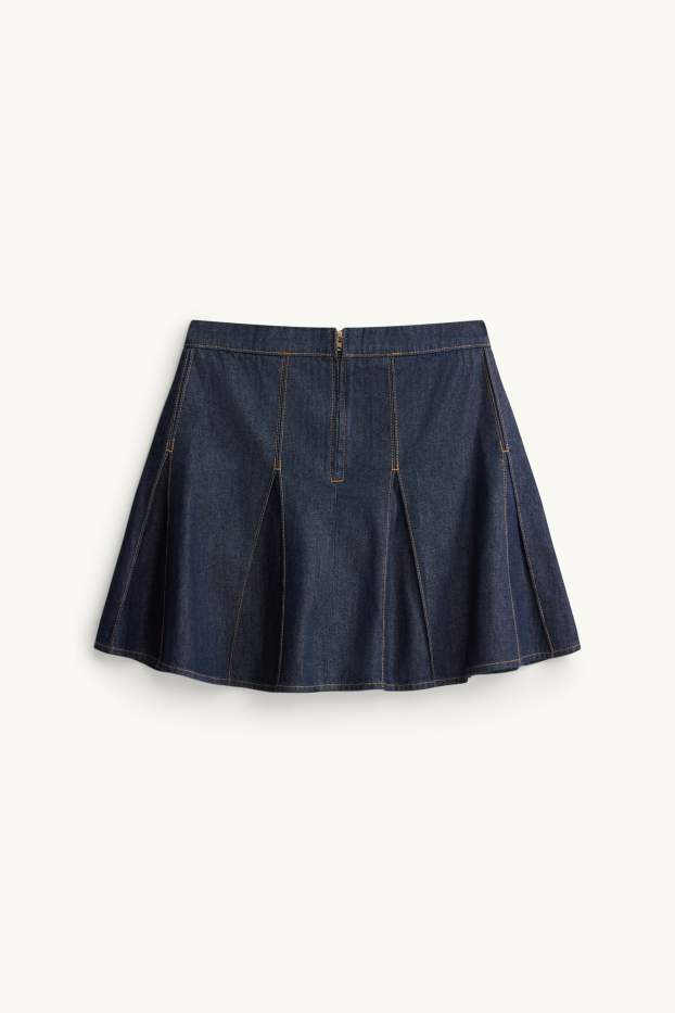 Damen - Jeansrock - dunkeljeansblau