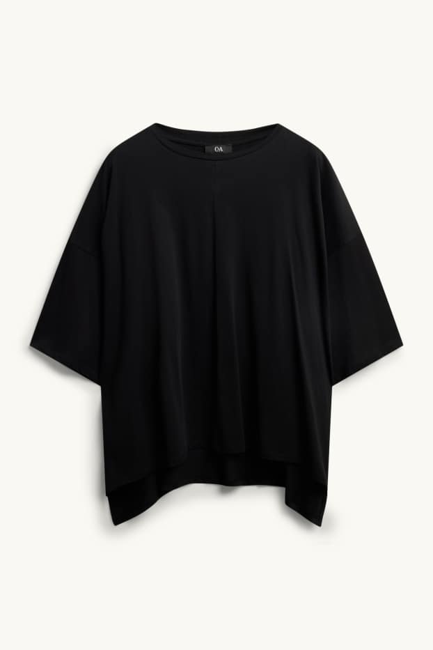 Femmes - T-shirt - regular fit - noir