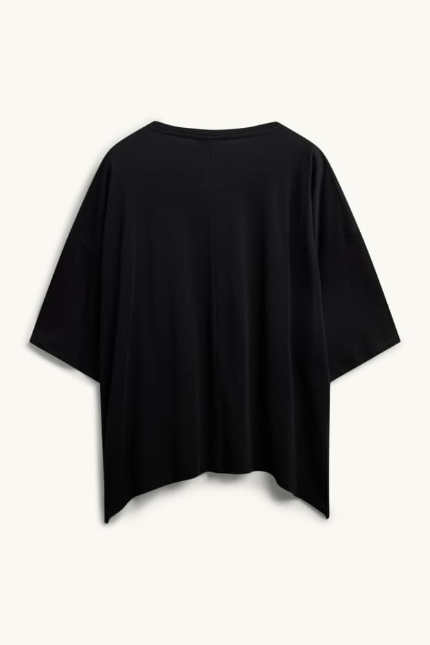 Femmes - T-shirt - regular fit - noir