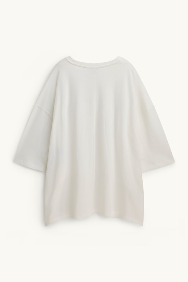 Dames - T-shirt - regular fit - wit