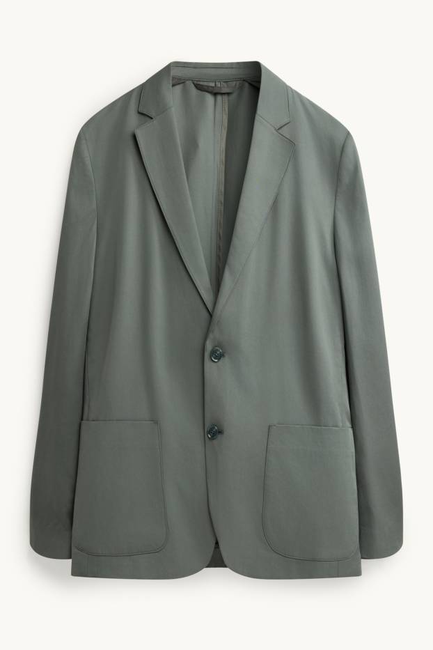 Herren - Baukasten-Lyocell-Sakko - Relaxed Fit - dunkelgrün