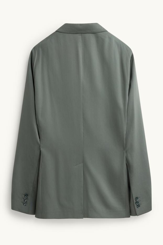 Herren - Baukasten-Lyocell-Sakko - Relaxed Fit - dunkelgrün