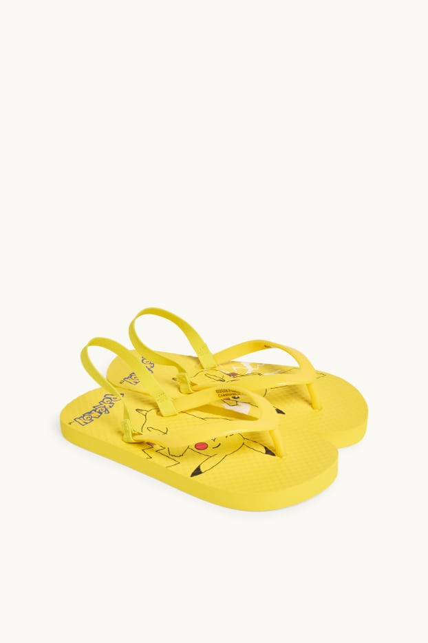 Bambini - Pokémon - Pikachu - infradito - giallo