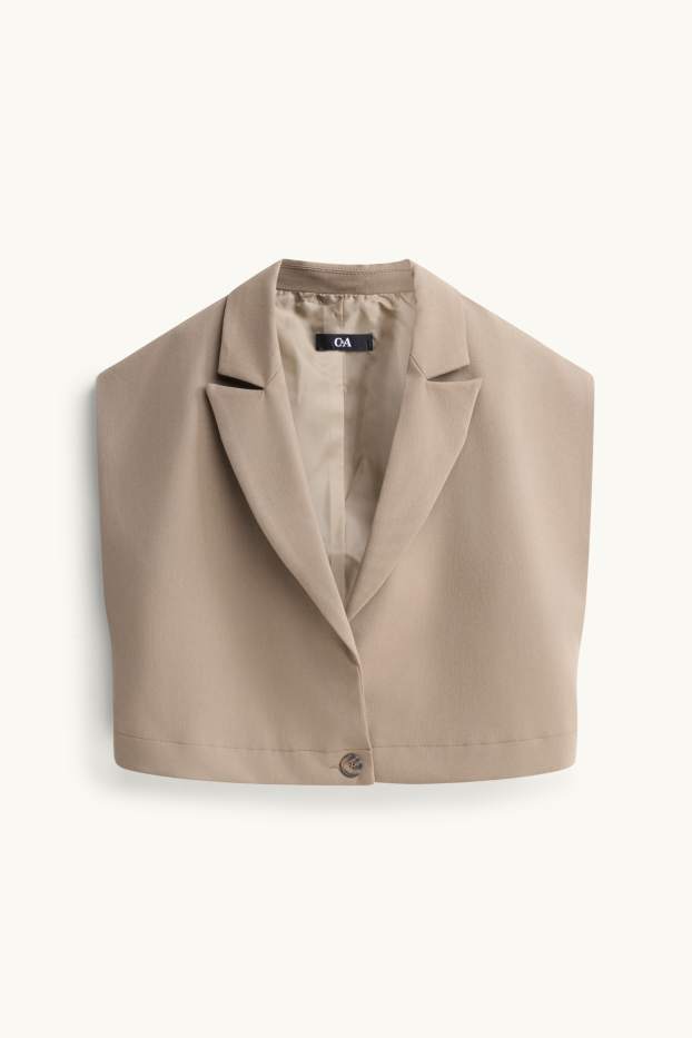 Donna - Gilet abbottonato - beige