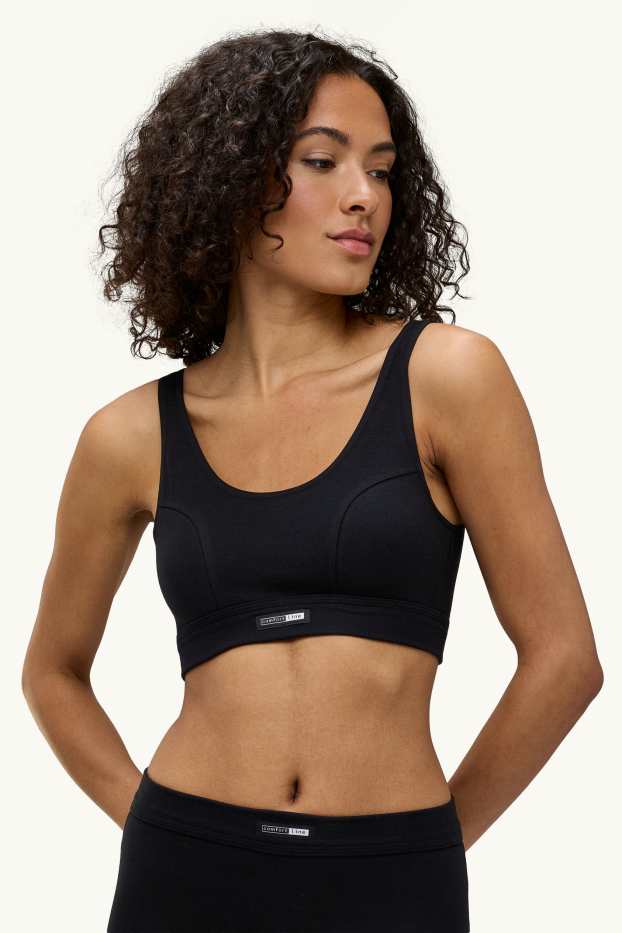 Damen - Bustier - LYCRA® - schwarz