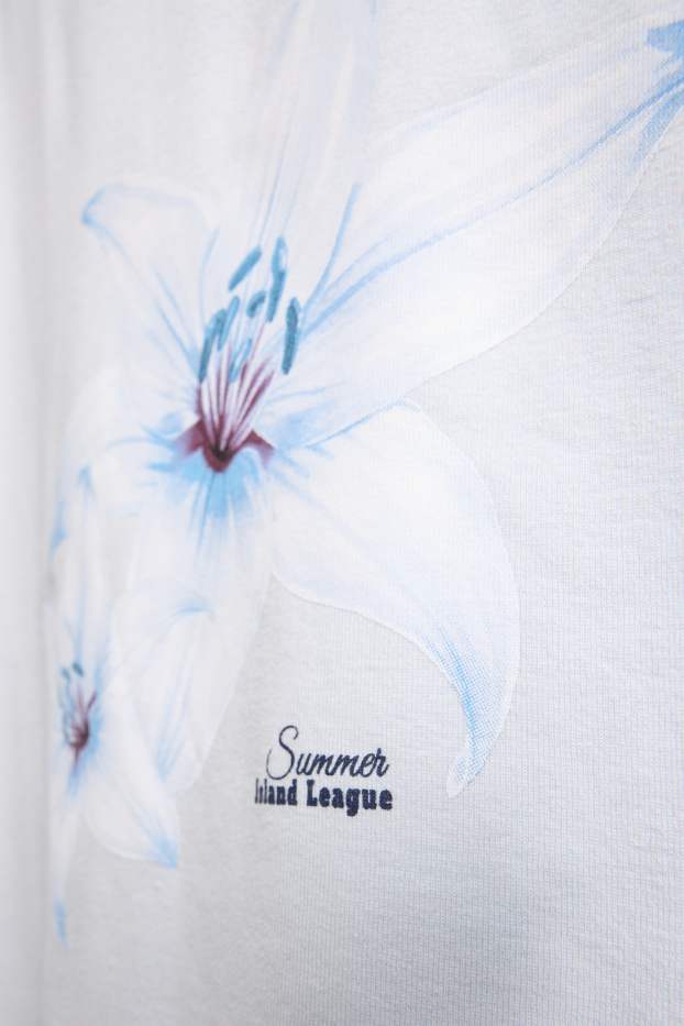 Dames - T-shirt - lichtblauw